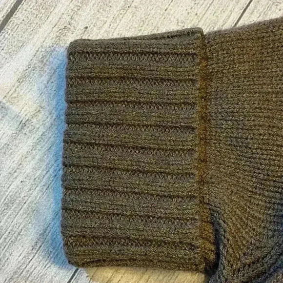 NEW Vince Women's SS Cardigan Sweater XSMALL Brown Wool‎ Blend Draped Open Front - Picture 10 of 13